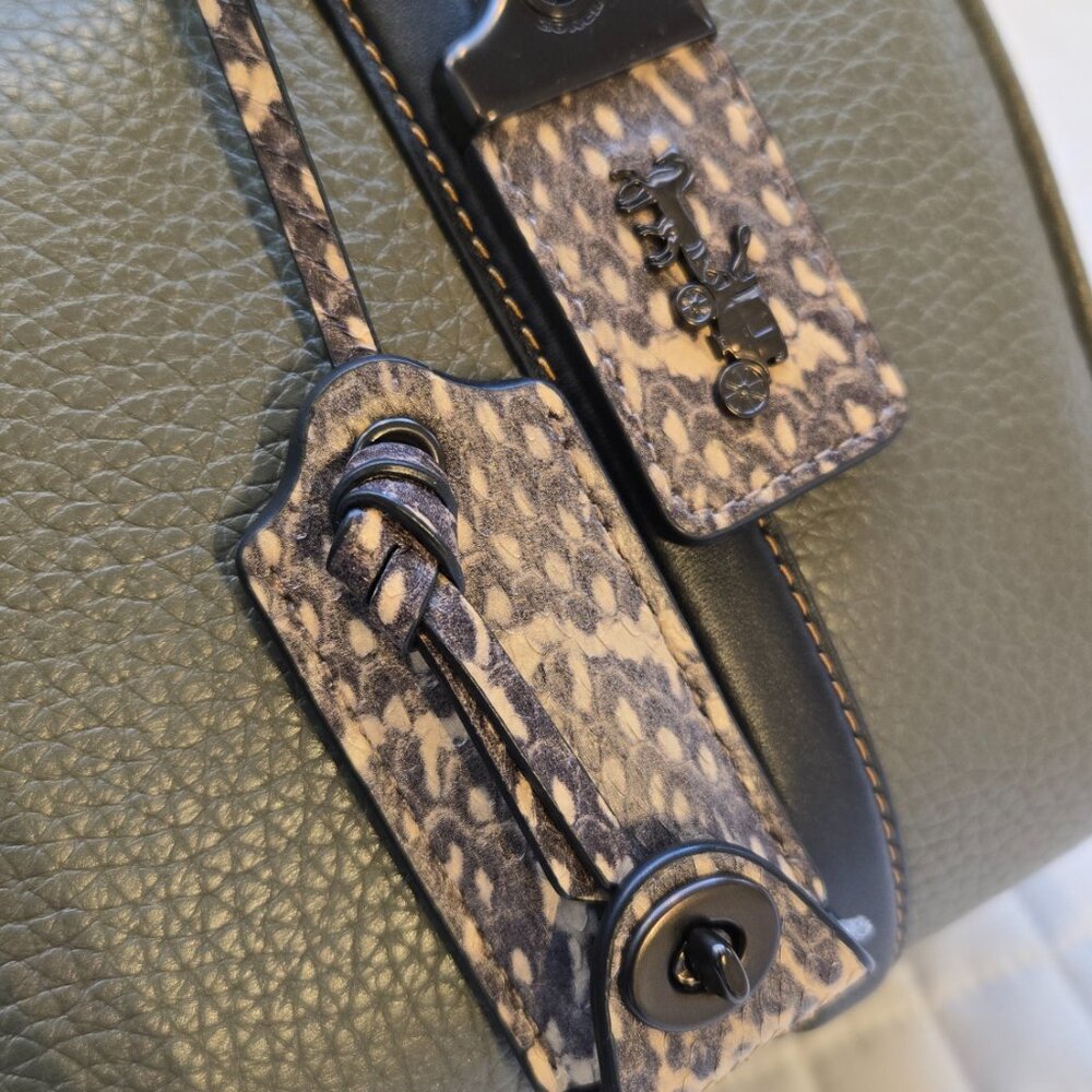 ❤️SOLD❤️ Coach Ruby Satchel 25 in Colorblock - Picture 5 of 16